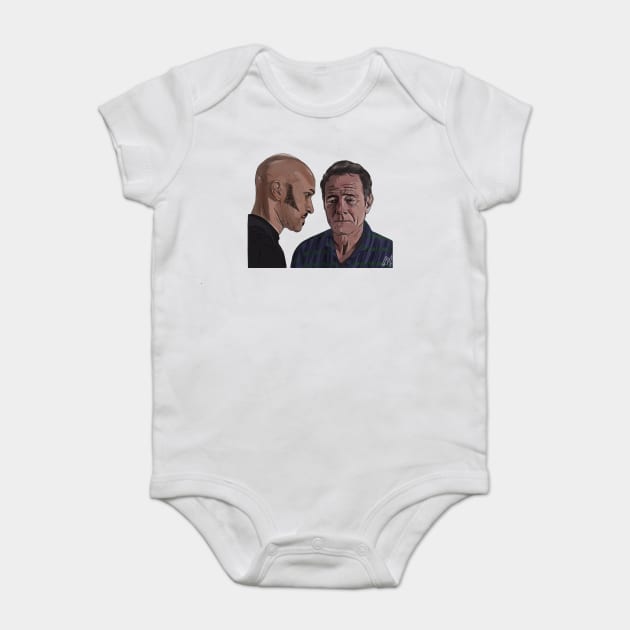Why Him: Key & Cranston Baby Bodysuit by 51Deesigns